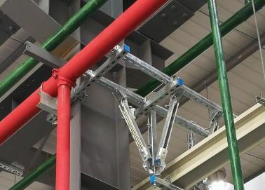 海城该抗震支架的整体式支吊架结构协调性好